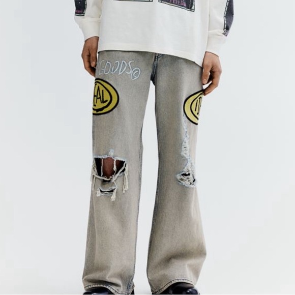 Hm Basquiat bootcut loose jeans - Picture 4 of 4